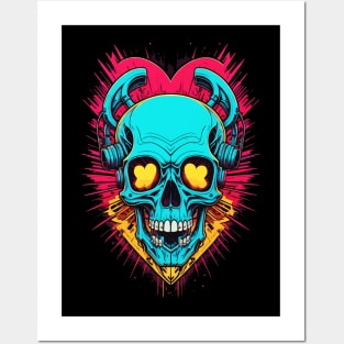 Retro Skull Posters and Art